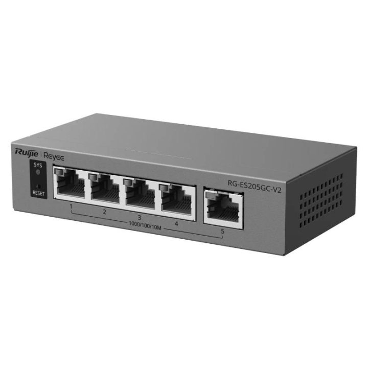 Ruijie Networks Reyee RG-ES205GC-V2 Switch Cloud 5P Gigabit No PoE