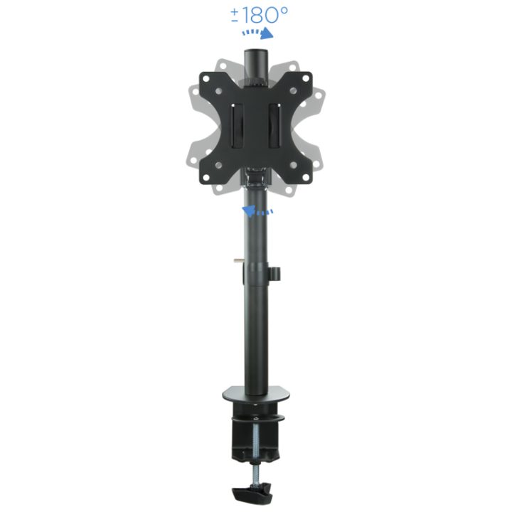 TooQ Suporte de Mesa Rotativo e Inclinável para Ecrã (Monitor / TV…
