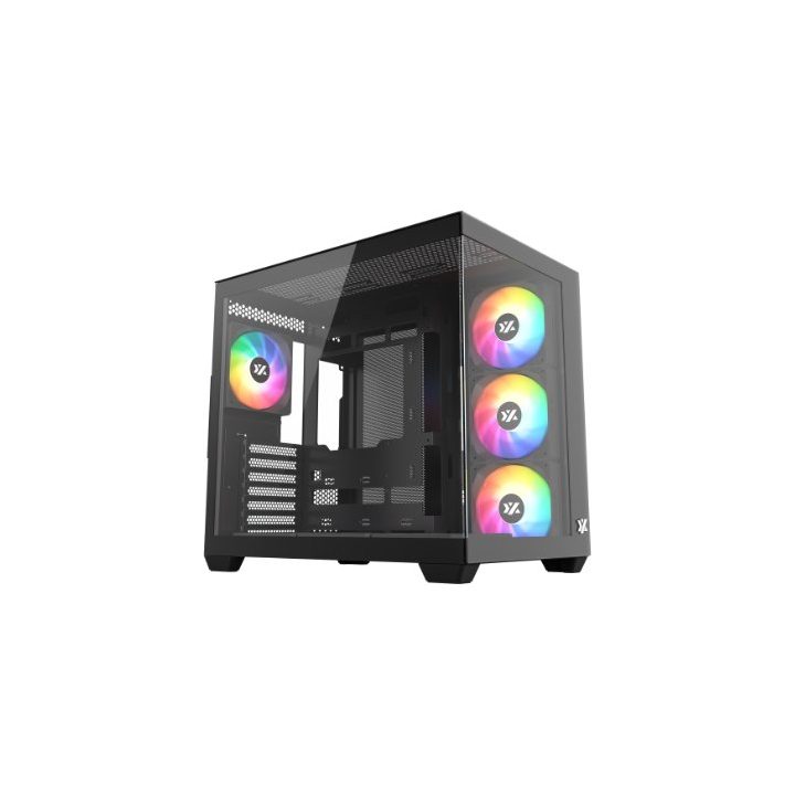 Torre ATX XYZ tesseract x black ATX, Micro-ATX, Mini-ITX…