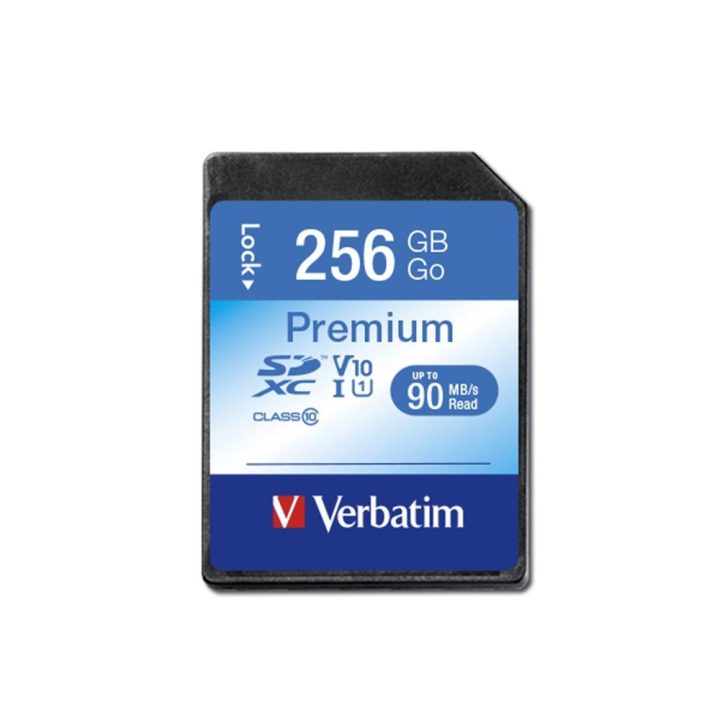 Verbatim Premium SDXC Memory Card 256GB C10 (44026)