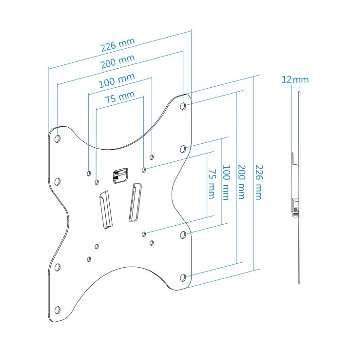TooQ LP1242F-B 42" TV Wall Mount Black