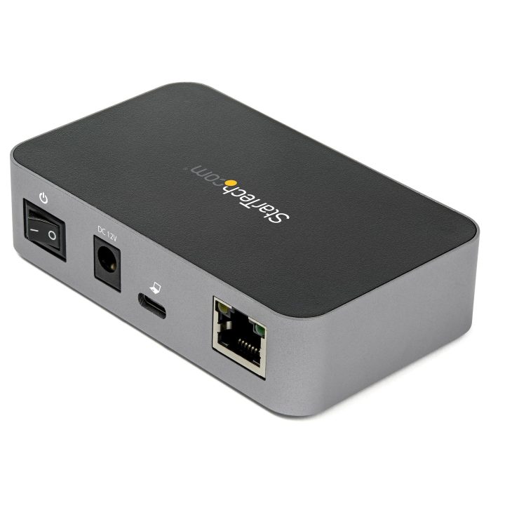 StarTech.com 3-Port USB-C Hub with Ethernet Network Port - USB 3.2…
