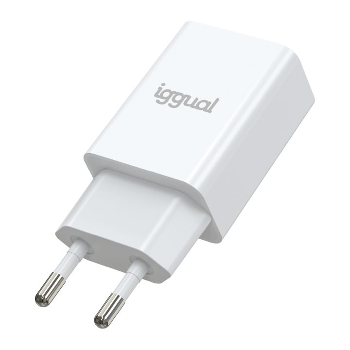iggual Carregador de parede 1xUSB 5V/2A (10W)