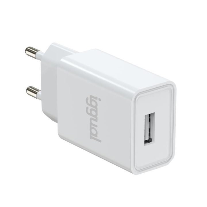 iggual Carregador de parede 1xUSB 5V/2A (10W)