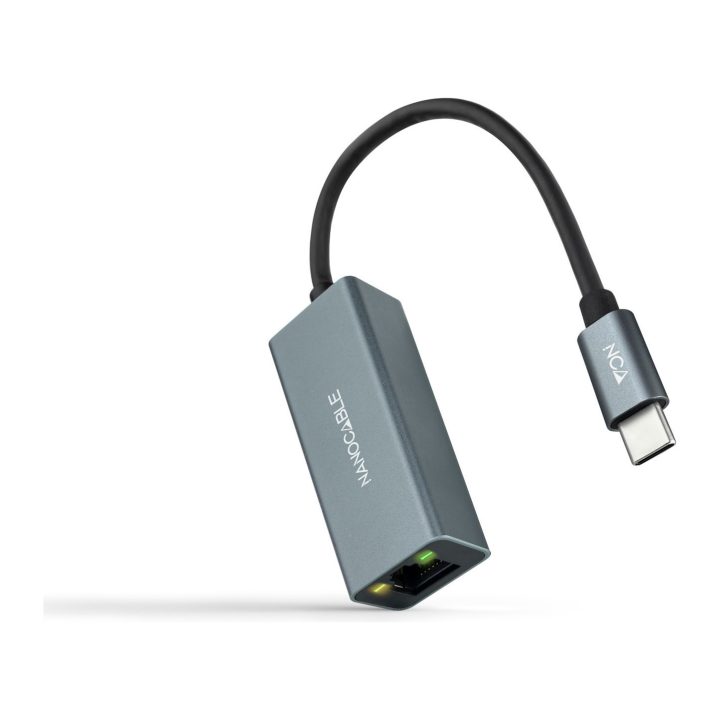 Nanocable Conversor USB-C para Ethernet Gigabit 10/100/1000 Mbps…