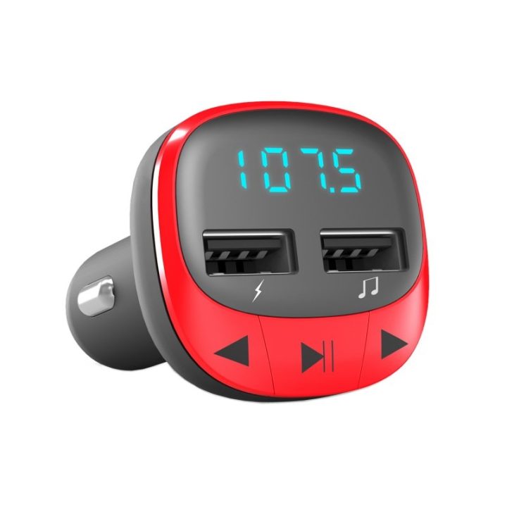Energy Sistem Car Transmitter FM Red (microSD,MP3) (448258)