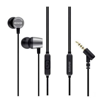 Aiwa ESTM-30SL Earbuds 3.5mm Jack Black-Silver