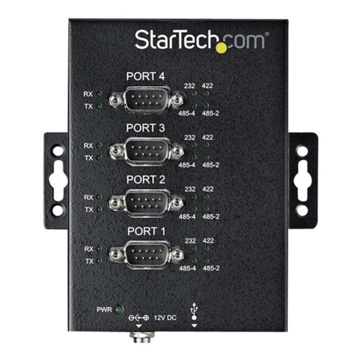 StarTech.com Adaptador Hub Serie RS232/RS485/RS422 a 4 puertos USB -…