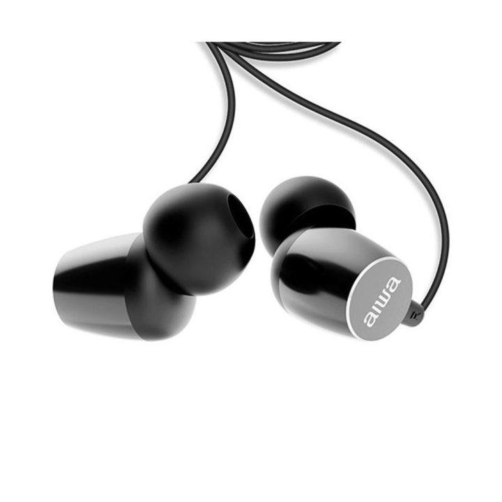 Aiwa ESTM-30SL Earbuds 3.5mm Jack Black-Silver