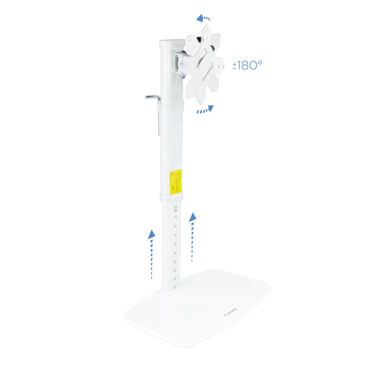 TooQ DB1127TN-W suporte para monitor 27" Escritório Branco