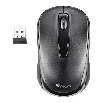 NGS EASY GAMMA ratón Oficina Ambidextro RF inalámbrico Óptico 1200 DPI