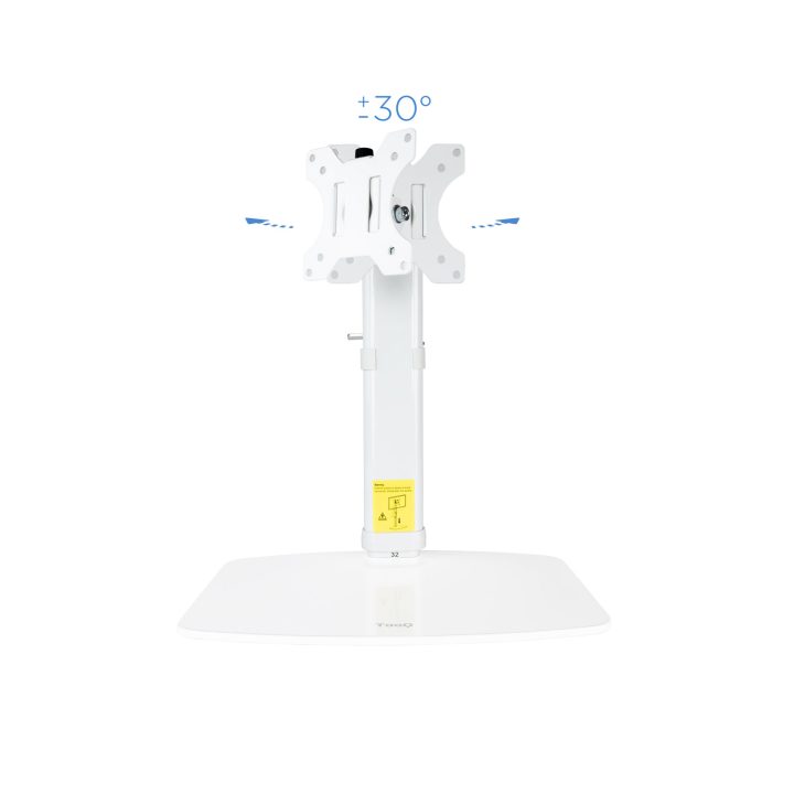 TooQ DB1127TN-W suporte para monitor 27" Escritório Branco