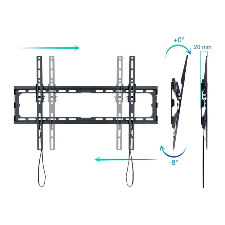 TooQ LP1081T-B TV Wall Mount 2.03 m (80") Black