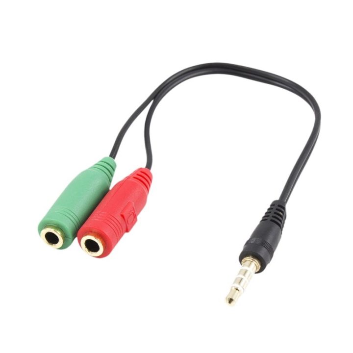 Ewent EC1640 cabo de áudio 0,15 m 3,5mm 2 x 3.5mm Preto, Verde…