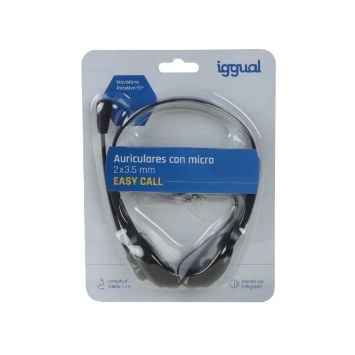 iggual Con Micro 2 X auriculares de diadema con cable