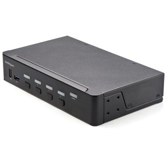 StarTech.com 4-Port HDMI 2.0 4K KVM Switch for 1 Monitor - 4K 60Hz…