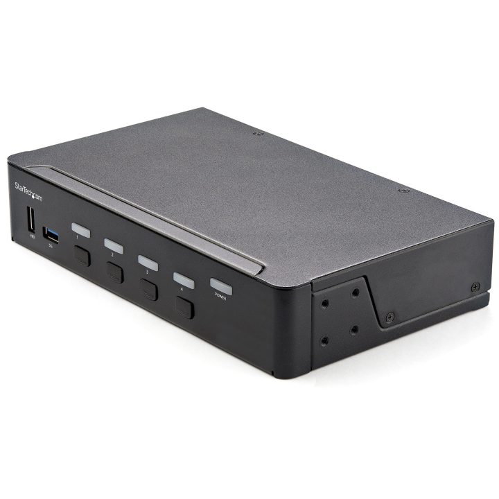 StarTech.com 4-Port HDMI 2.0 4K KVM Switch for 1 Monitor - 4K 60Hz…