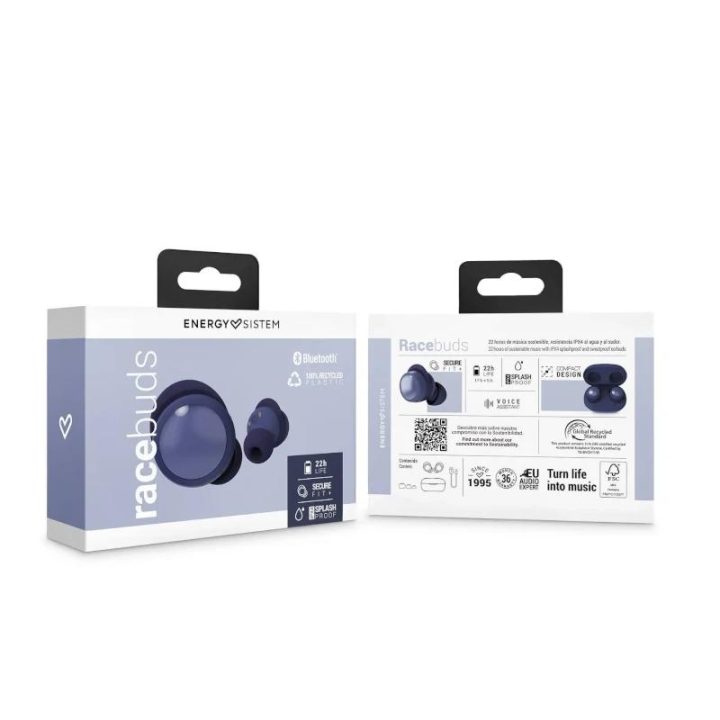 Auscultadores energy sistem true w. racebuds blue (458264)