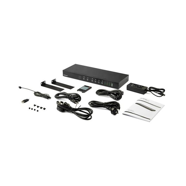StarTech.com 4x4 HDMI Video Matrix Switch with Audio and Ethernet…
