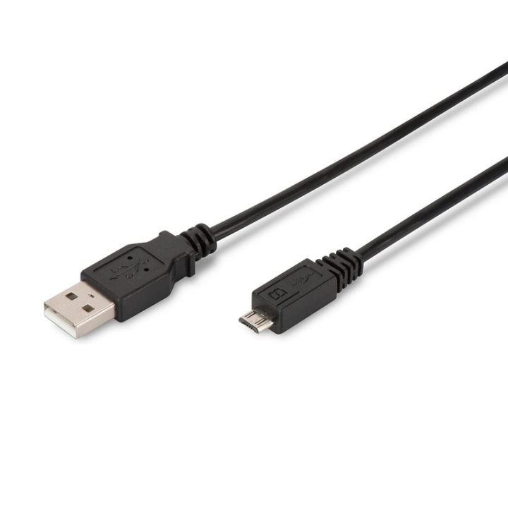 Ewent EC1019 USB 2.0 Cable 1 m Micro-USB A to USB A Black