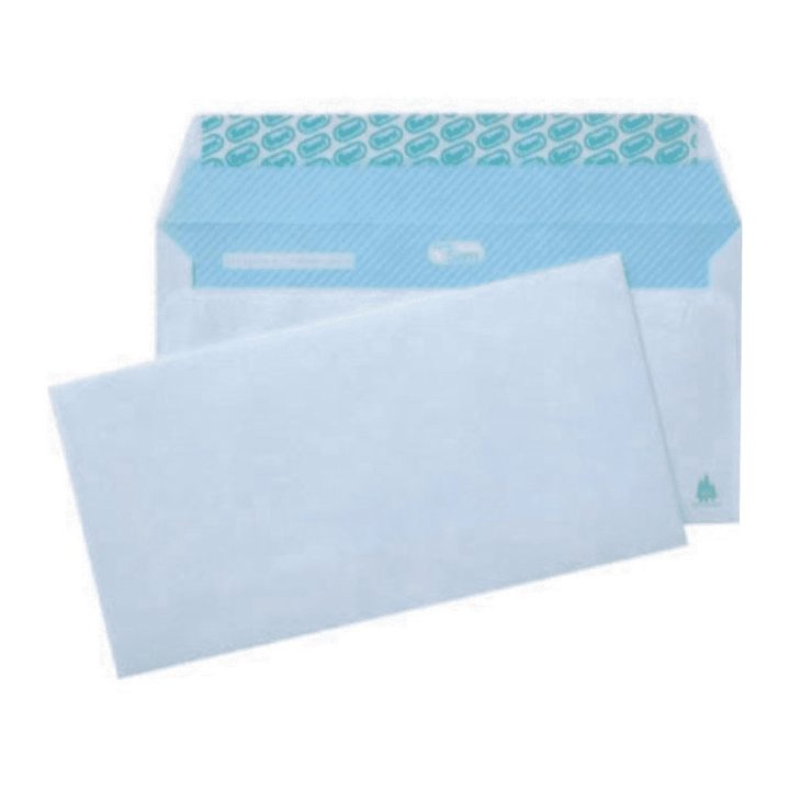 Caixa de 500 envelopes DL (110X220) offset branco 90 g Sam 247619…