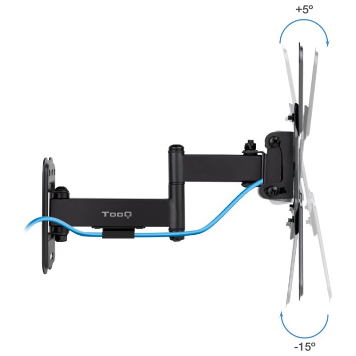 TooQ Wall Mount for 13"-43" Screens, Black