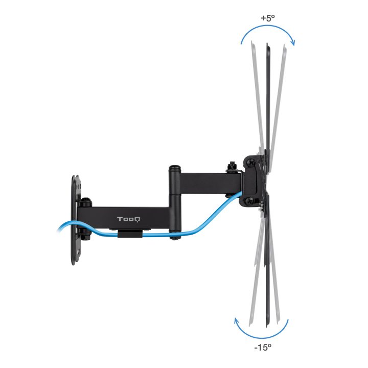 TooQ Wall Mount for 13"-55" Screens, Black