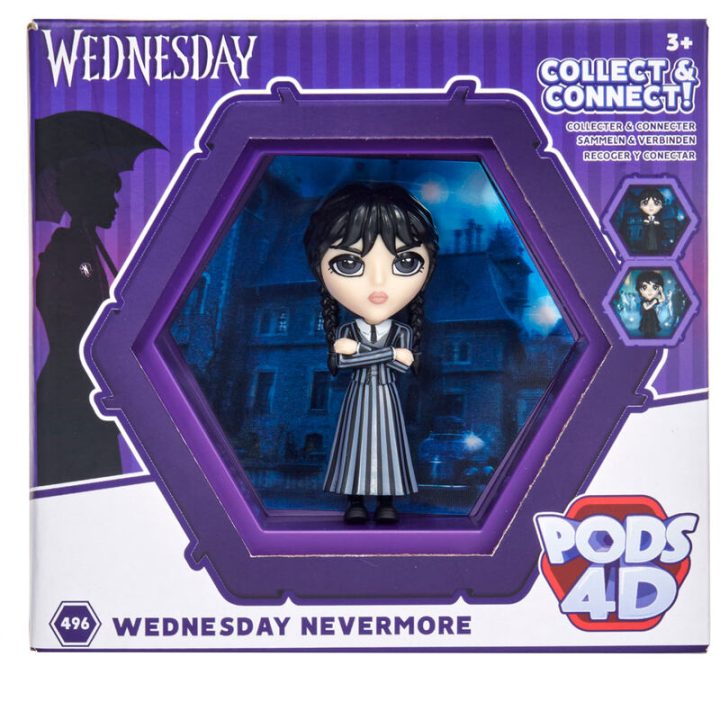 Wow Stuff Figuras 4D Pods Wednesday 6 unidades