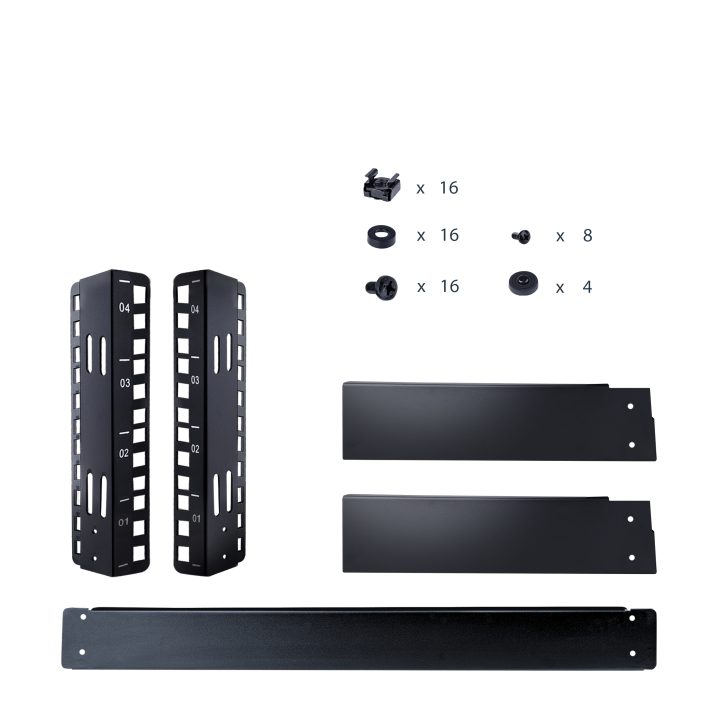 StarTech.com 4U 19" Open Frame Desktop Rack with 2 Columns - Rack for…