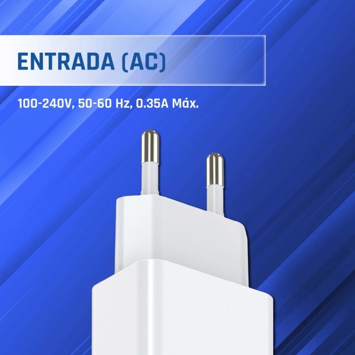 iggual Cargador de pared 1xUSB 5V/2.4A (12W)