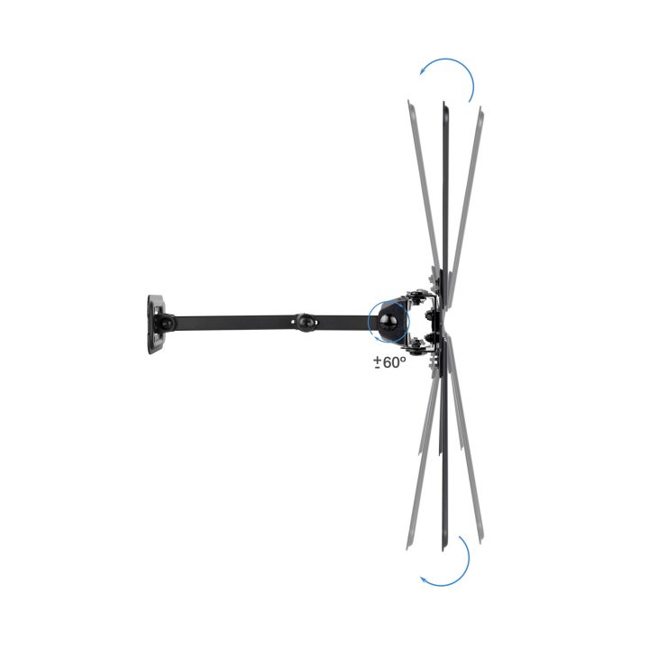 TooQ Suporte de Parede para Ecrãs 13"-55", Preto