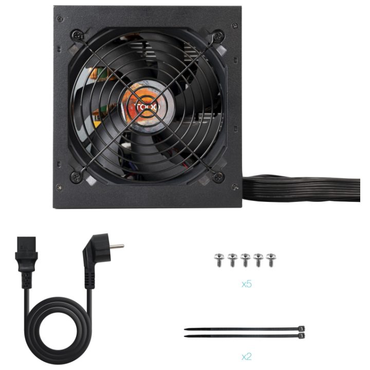TooQ ATX Power Supply 750W APFC 80Plus Bronze