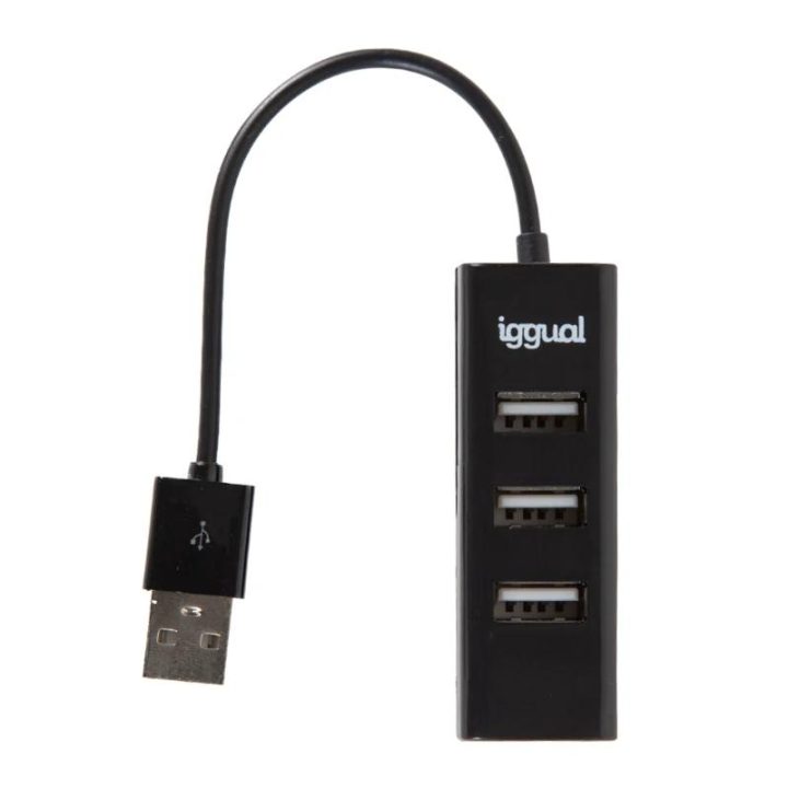 iggual Hub USB 2.0 x 4 portas HUB-A-4p