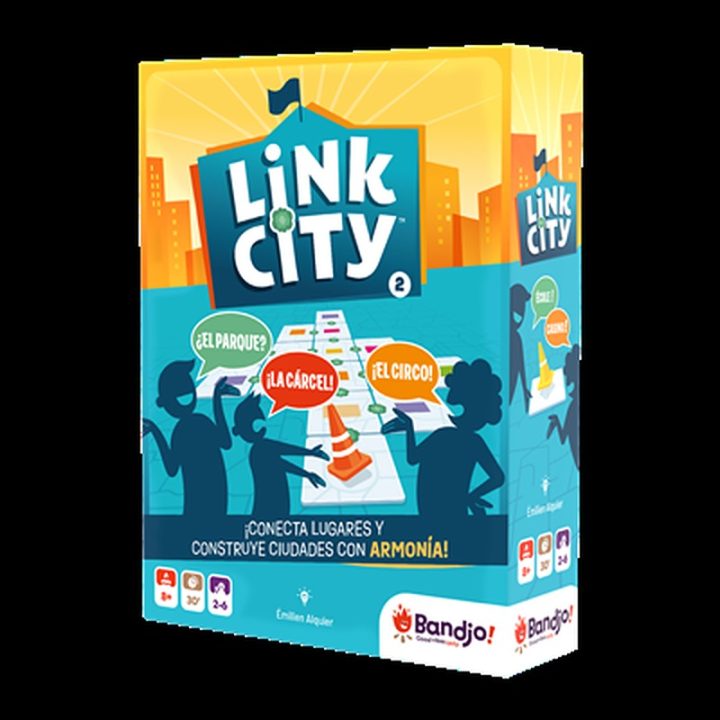 Asmodee Jogo de tabuleiro Link City (BALC01ES)