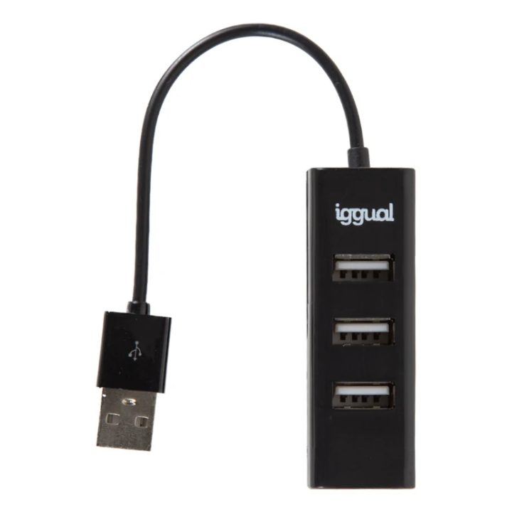 iggual Hub USB 2.0 x 4 portas HUB-A-4p
