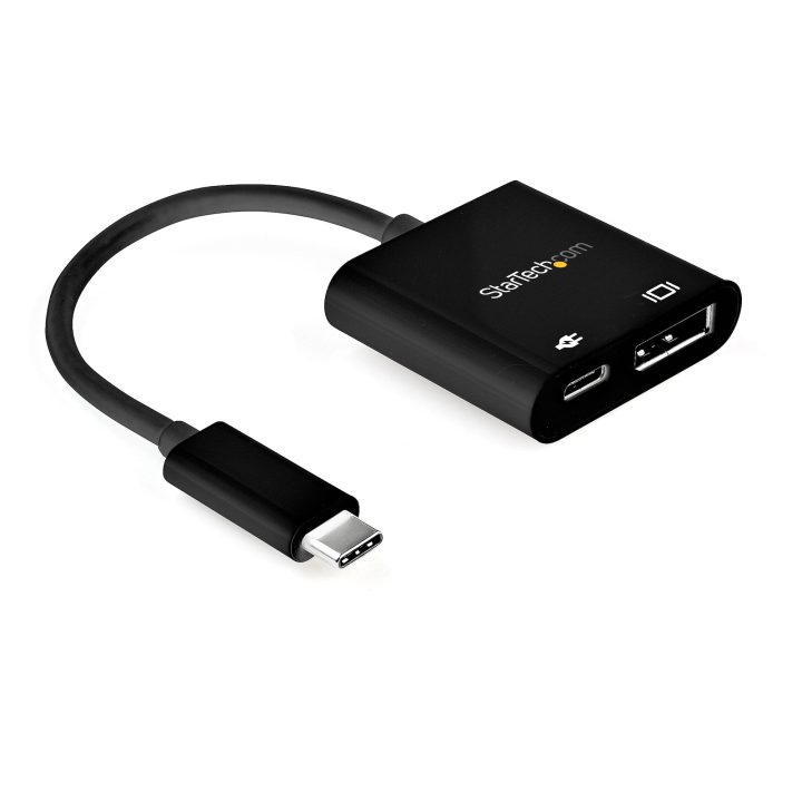 StarTech.com 1m USB-C to DisplayPort 1.4 HBR3 Cable with 60W PD Power…