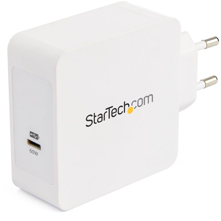 StarTech.com USB-C Wall Charger - 60W USB Type-C Laptop Charger -…