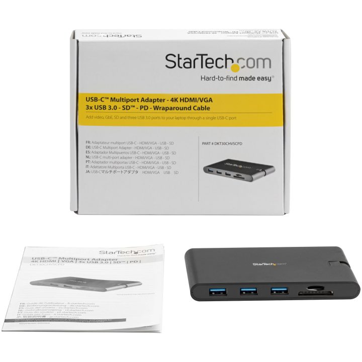 StarTech.com USB-C Docking Station with HDMI and VGA - for Mac and…