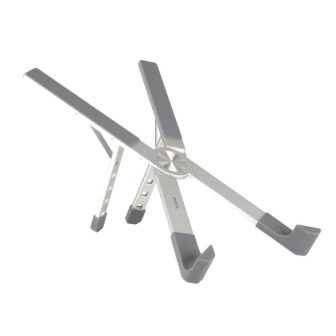 TooQ Foldable Aluminum Laptop Stand, Silver