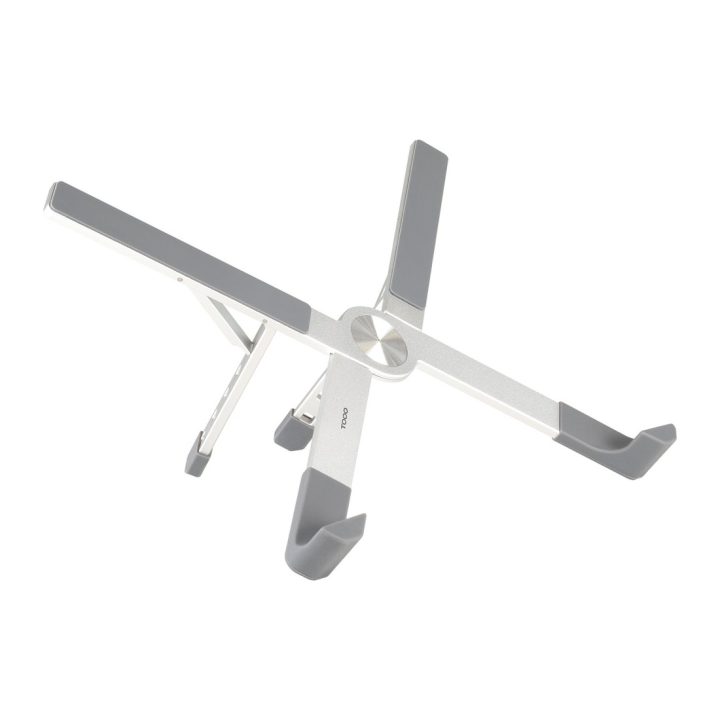 TooQ Foldable Aluminum Laptop Stand, Silver
