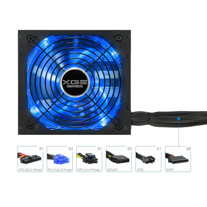TooQ TQXGEII-800SAP unidade de fonte de alimentação 800 W 20+4 pinos…