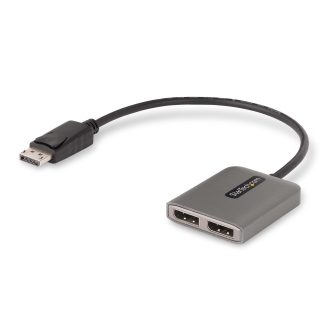 StarTech.com 2-Port DisplayPort 1.4 MST Hub - DP Splitter for 2…