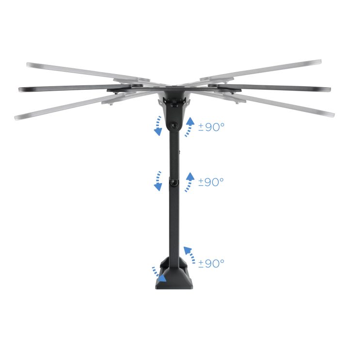 TooQ Soporte Giratorio e Inclinable para Monitor / TV LCD, Plasma de…