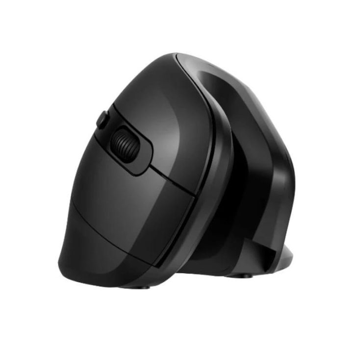 Nilox NXMOEV02 Rato Vertical Sem Fios Silencioso Preto
