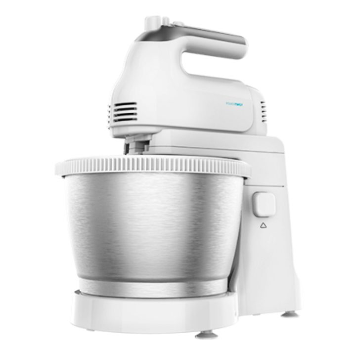 Cecotec PowerTwist 500 Steel Batidora de varillas 500 W Plata, Blanco…