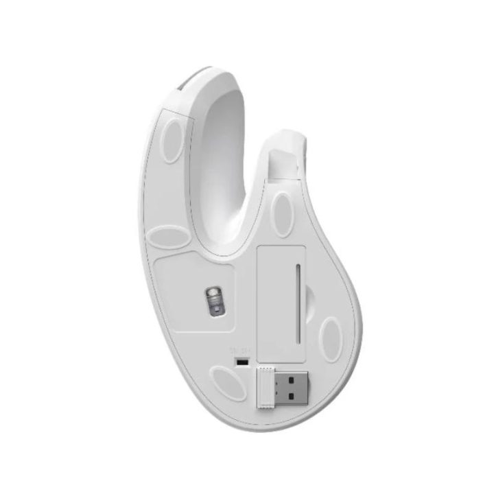 Nilox NXMOEV03 Wireless Vertical Mouse Sil. White
