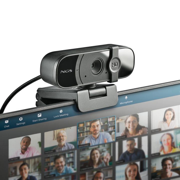 NGS XPRESSCAM 1080HD Webcam 2 MP 1920 x 1080 Pixels USB 2.0 Black