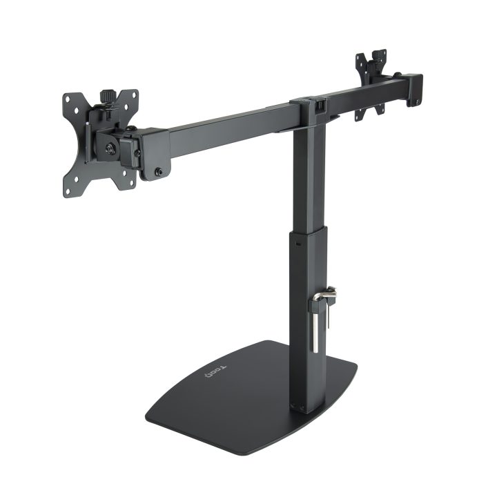 TooQ Soporte de mesa para 2 pantallas (monitor / plasma / LCD / LED)…