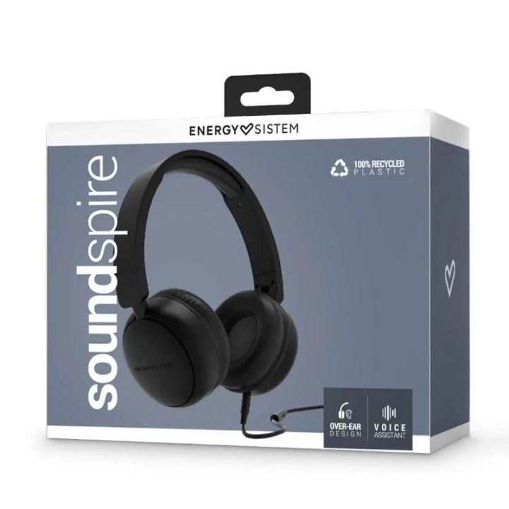 Auriculares micro energy sistem soundspire black (457601)