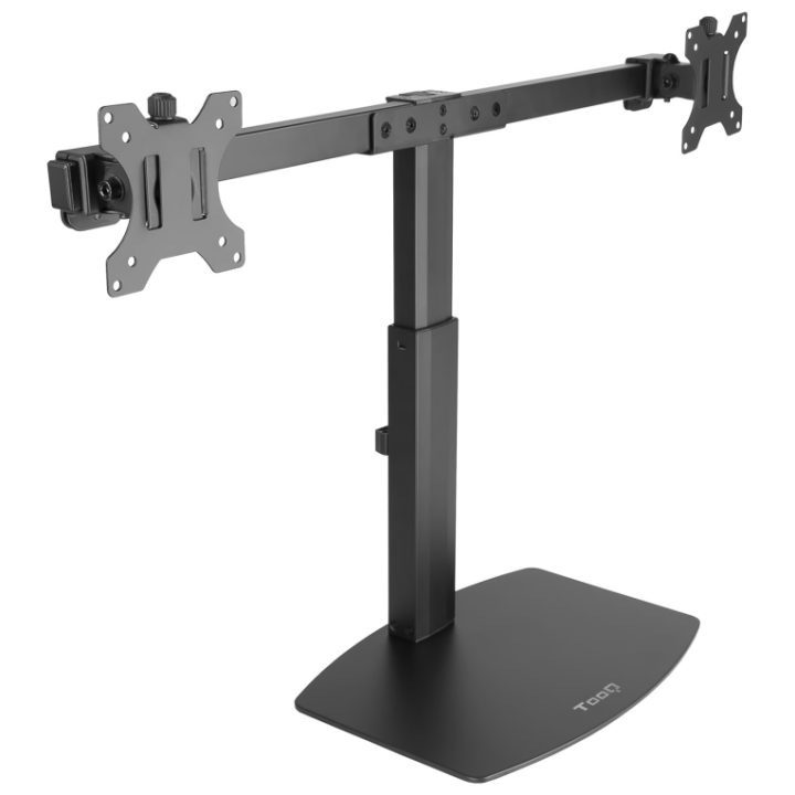 TooQ Soporte de mesa para 2 pantallas (monitor / plasma / LCD / LED)…